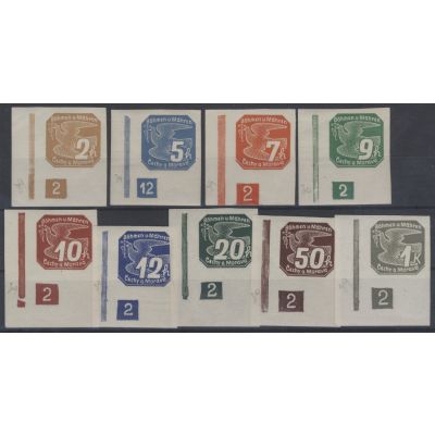 Mi 42-50 Pl.Nr.