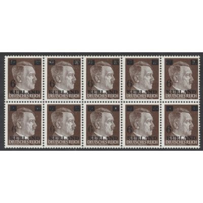 Kurland, Mi 2(7) + 2 II(2) + 2 VI