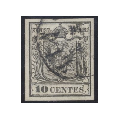 10 Centesimi Maschinenpapier 0,12mm