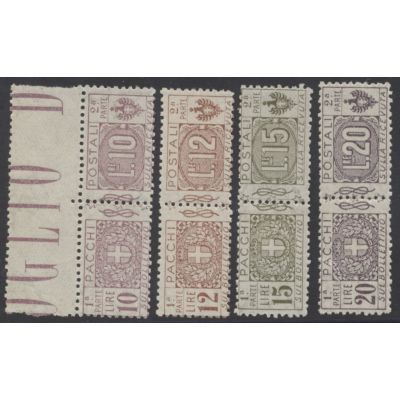 Paketmarken, Mi/Unif 16-19