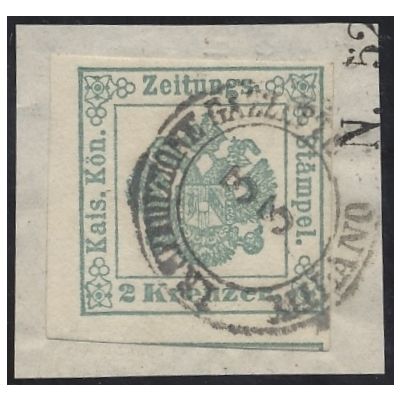 2 Kreuzer blaugrün