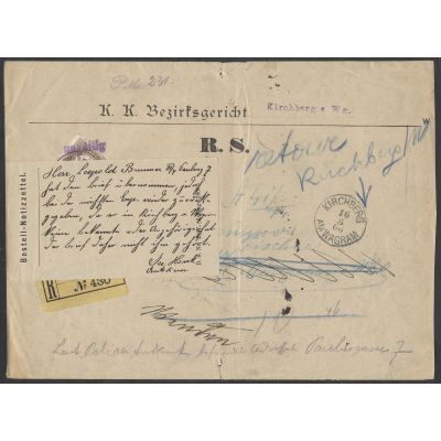 RS-Brief mit Notizzettel