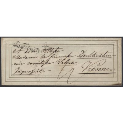 Zierbrief Bischofteinitz