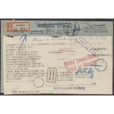 Gerichtsbrief Salzburg