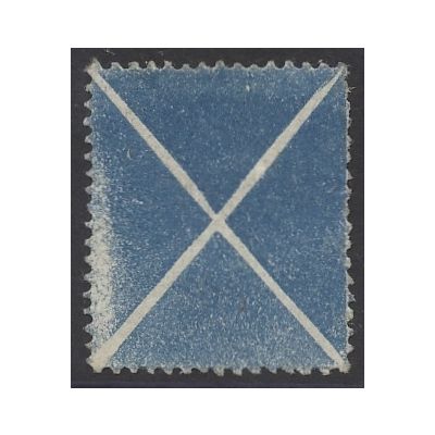 Andreaskreuz blau