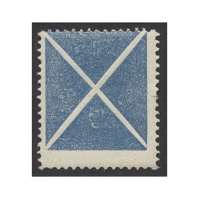 Andreaskreuz blau