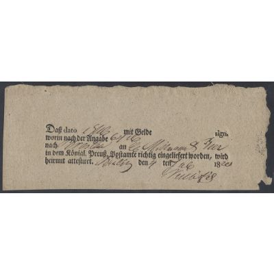 Aufgabeschein