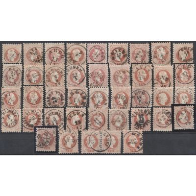 40 Abstempelungen Tirol 1867