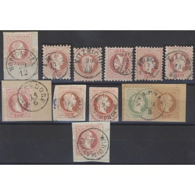 11 Abstempelungen Nordtirol 1867