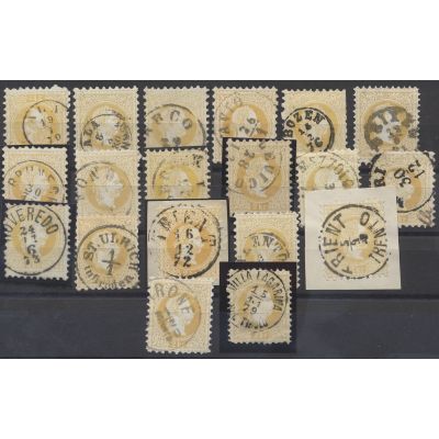 17 Abstempelungen Tirol 1867