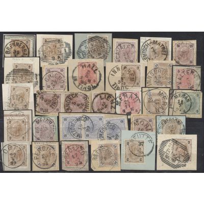 43 Briefstücke Tirol 1890