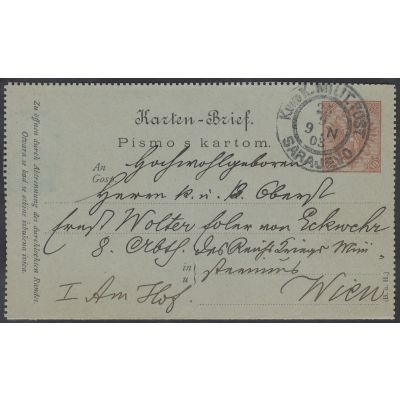 Bosnien Kartenbrief