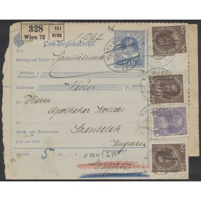 Nachnahme-Postbegleitadresse