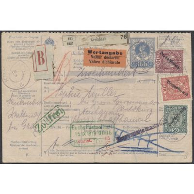 Nachnahme-Postbegleitadresse