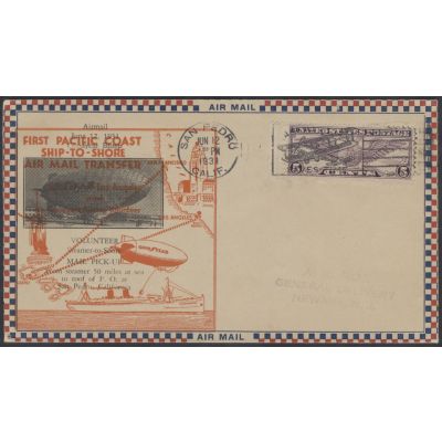 Airmail Goodyear Blimp