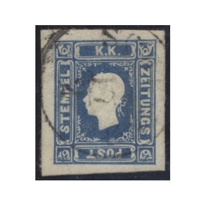 Zeitungsmarke, dunkelblau