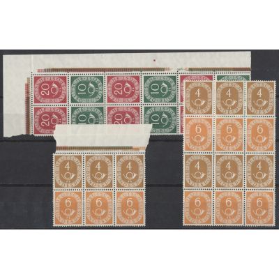 Posthorn Zusammendrucke