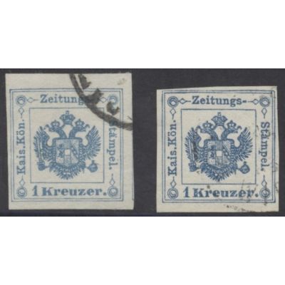 Los 352, 2 Stück 1 Kreuzer Type I