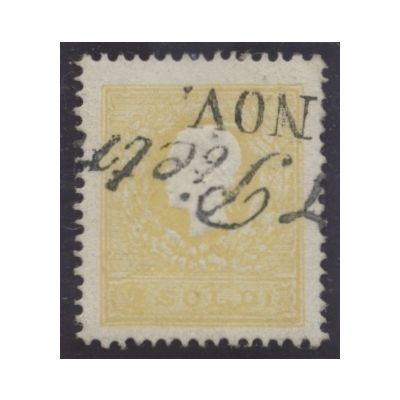 2 Soldi dunkelgelb, Type II