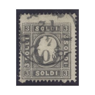3 Soldi grauschwarz, Type II