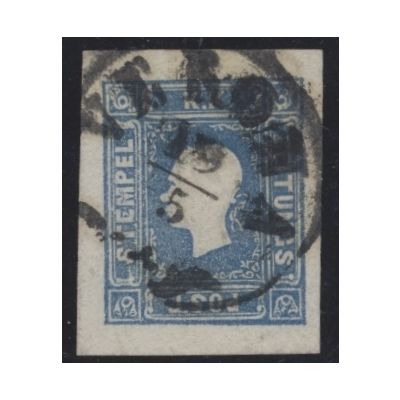 Zeitungsmarke, blau