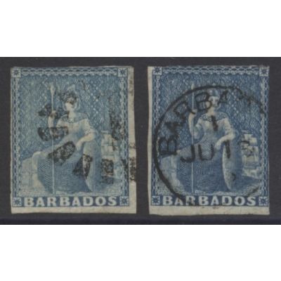 Barbados, Mi 2x,2y