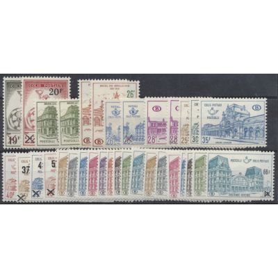 Postpaketmarken, Mi 50-82