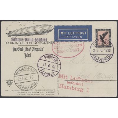 Bordkarte Zeppelin
