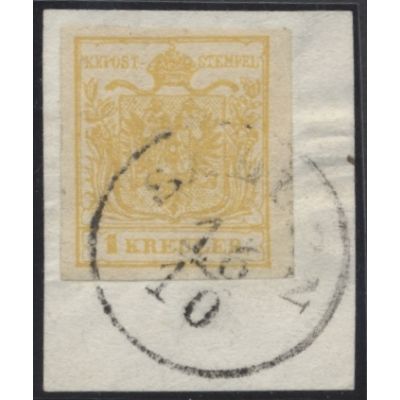 1 Kreuzer zitronengelb