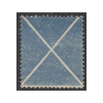 Andreaskreuz blau