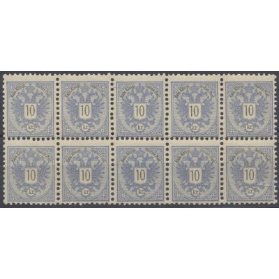 10 Kreuzer Zehnerblock