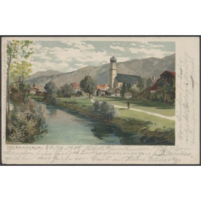 Oberammergau, Künstlerkarte