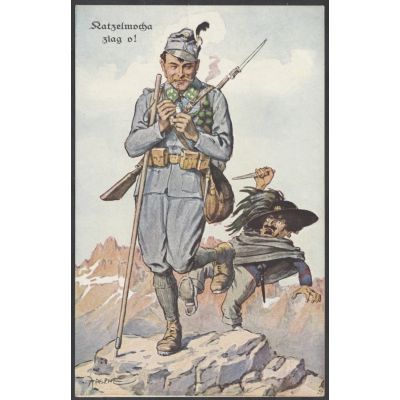 Propaganda gegen Italien