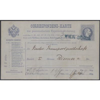 Rohrpost Wien Börse