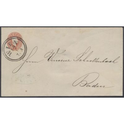 Ganzsachen-Umschlag 1861