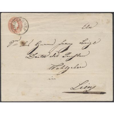 Ganzsachen-Umschlag 1861