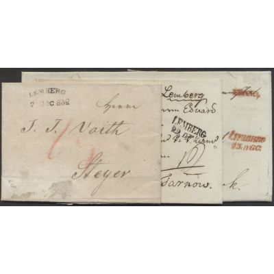 3 Briefe Lemberg