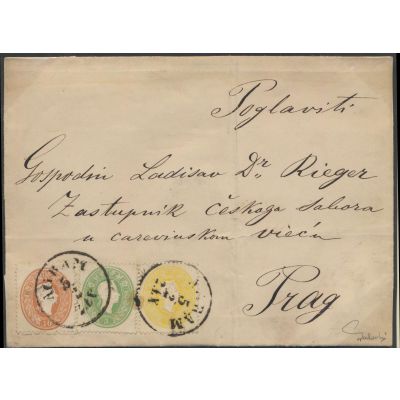 Dreifarben-Frankatur