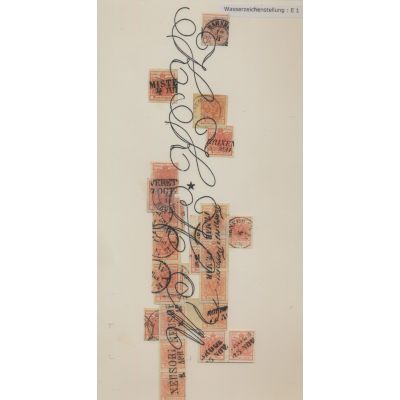 Sammlung WZ 3 Kreuzer 1850