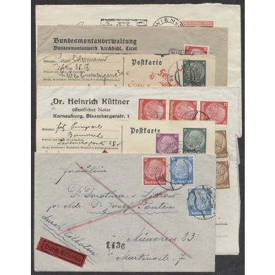 Lot Ostmark Belege