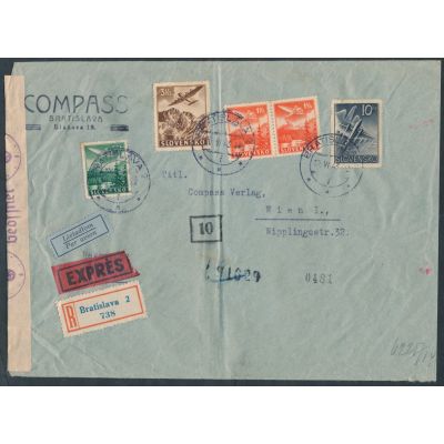 Reko-Express-Flugpostbrief