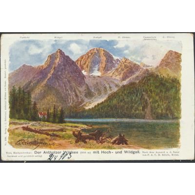 Antholz Wildsee, Reisch-Karte