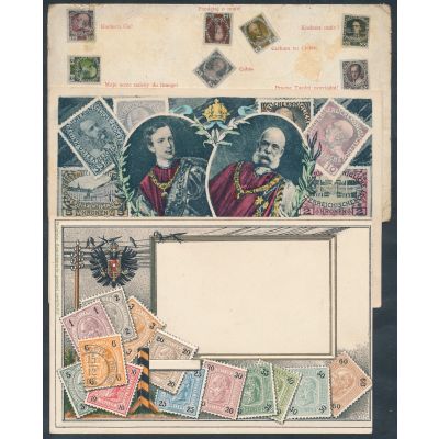 3 Karten Kaiser Franz Joseph
