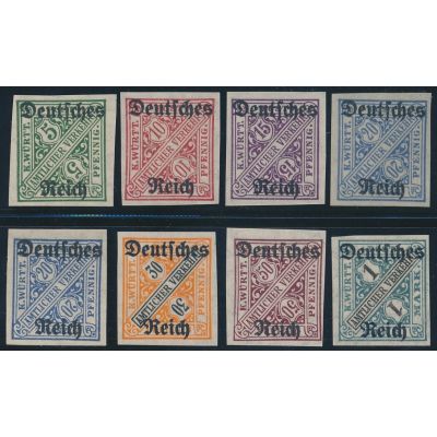 Los 880, ungezähnte Dienstmarken