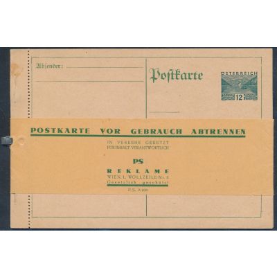 Anzeige-Postkarte