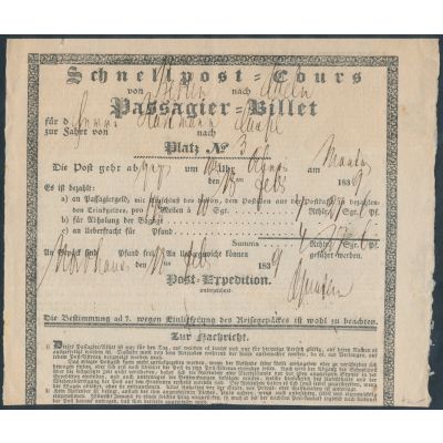 Passagierbillet