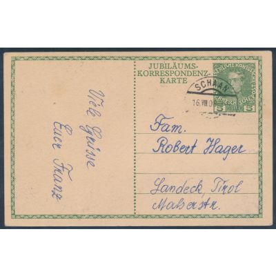 Jubiläumskarte Schaan