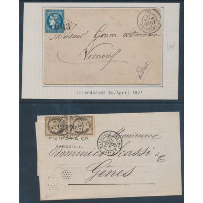 4 Briefe Frankreich