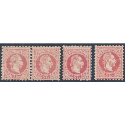 5 Kreuzer, versch. Typen