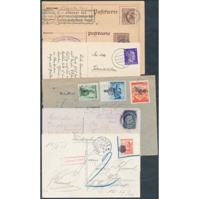 Lot Nachentwertungs-Stempel